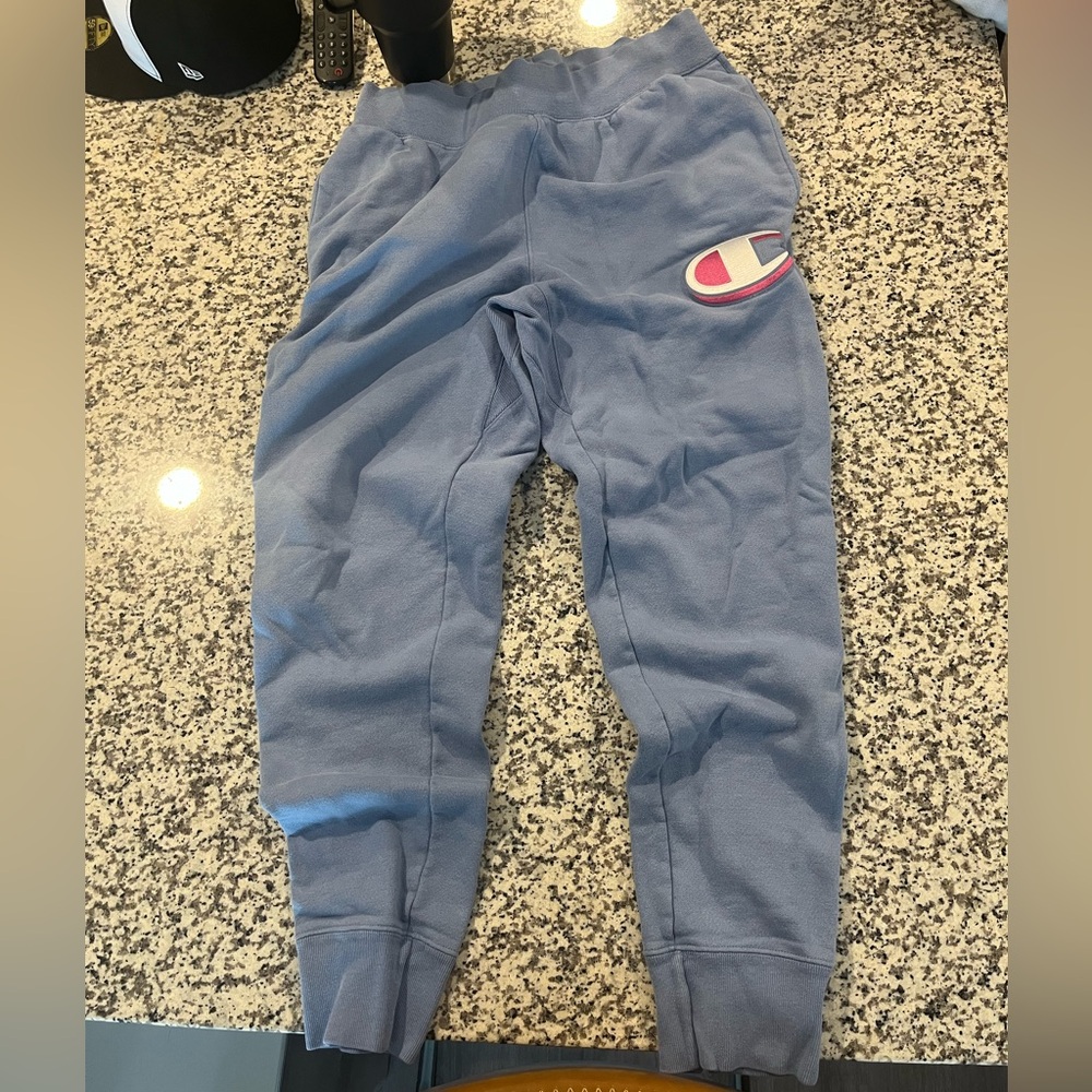 Men’s Large Blue Reverse Weave Champion Joggers